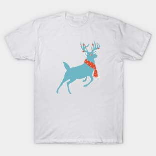 Blue reindeer xmas T-Shirt